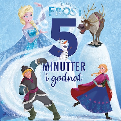 Fem minutter i godnat - Frost – omslag til lydbogen af Disney
