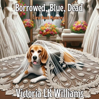 Borrowed, Blue, Dead – omslag til lydbogen af Victoria LK Williams