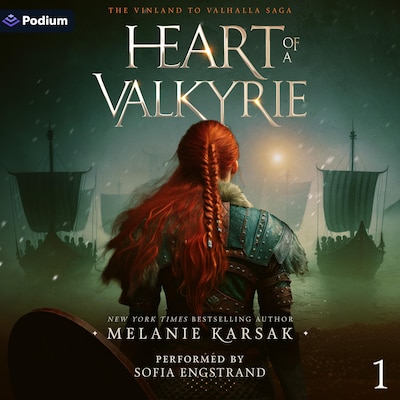 Heart of a Valkyrie – omslag til lydbogen af Melanie Karsak