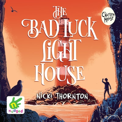 The Bad Luck Lighthouse – omslag til lydbogen af Nicki Thornton