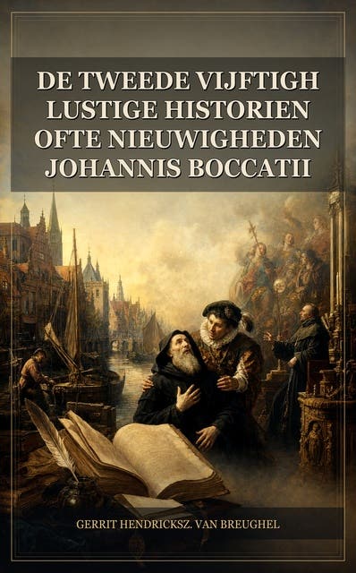 De tweede vijftigh lustige historien ofte nieuwigheden Johannis Boccatii – omslag van het luisterboek van Gerrit Hendricksz Van Breughel