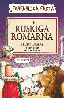 De ruskiga romarna – omslag till ljudboken av Terry Deary