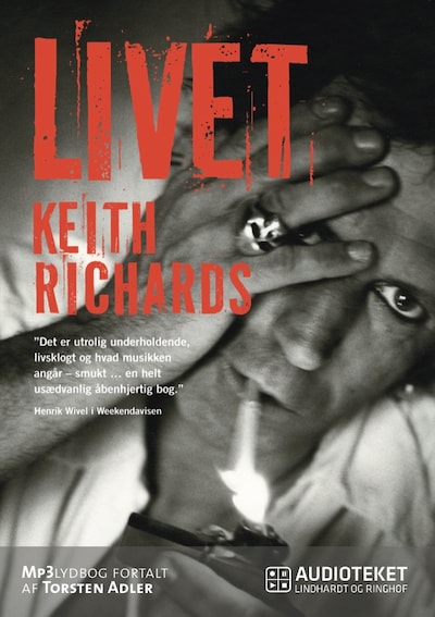 Livet – omslag til lydbogen af Keith Richards