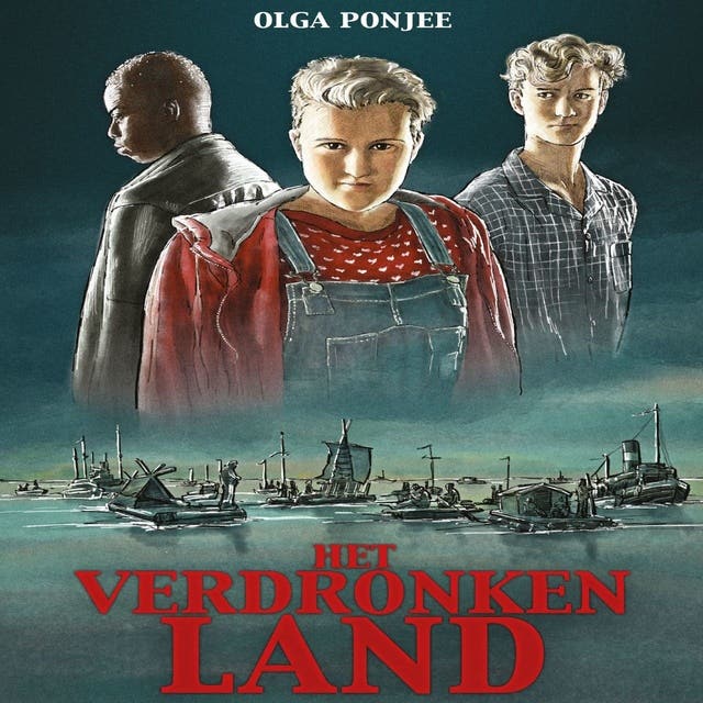 Het verdronken land – omslag van het luisterboek van Olga Ponjee