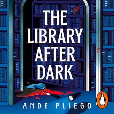The Library After Dark – omslag til lydbogen af Ande Pliego