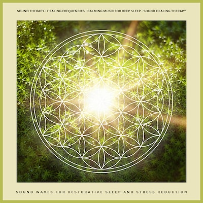 Sound Therapy - Healing Frequencies - Calming Music For Deep Sleep - Sound Healing Therapy – omslag til lydbogen af Healing Frequencies