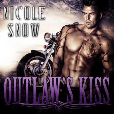 Outlaw's Kiss – omslag til lydbogen af Nicole Snow