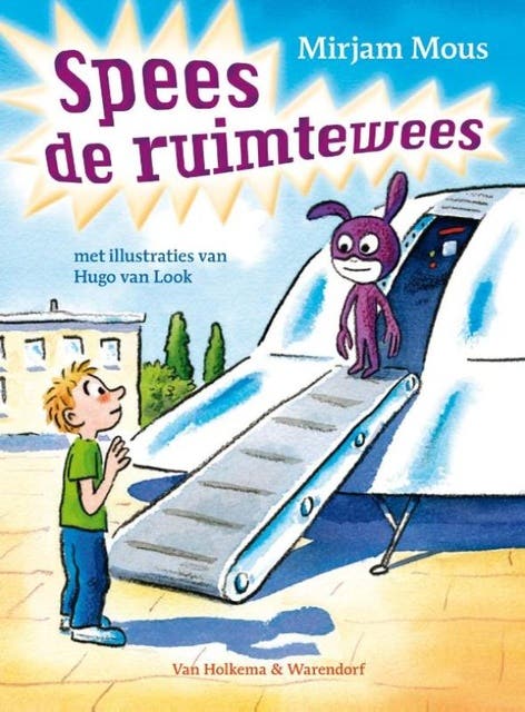 Spees de ruimtewees – omslag van het luisterboek van Mirjam Mous