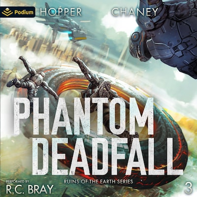 Phantom Deadfall – omslag til lydbogen af Christopher Hopper, J.N. Chaney