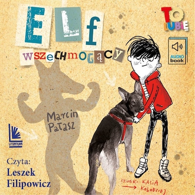 Elf wszegmogący – okładka audiobooka, autor Marcin Pałasz