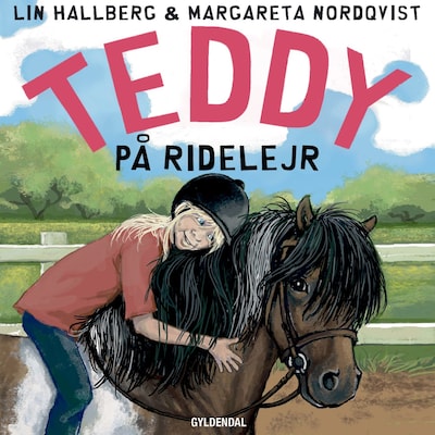 Teddy 8 - Teddy på ridelejr – omslag til lydbogen af Lin Hallberg