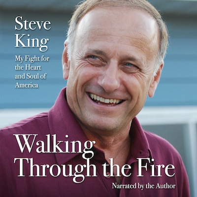 Walking Through the Fire – omslag til lydbogen af Steve King