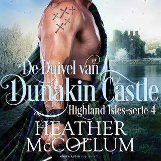 De Duivel van Dunakin Castle – omslag van het luisterboek van Heather McCollum