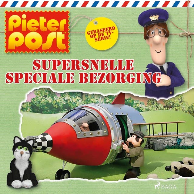 Pieter Post - Supersnelle speciale bezorging – omslag van het luisterboek van John A. Cunliffe