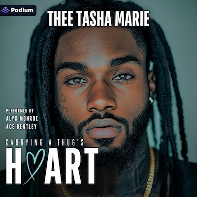 Carrying a Thug's Heart – omslag til lydbogen af Thee Tasha Marie