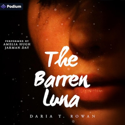 The Barren Luna – omslag til lydbogen af Daria T. Rowan