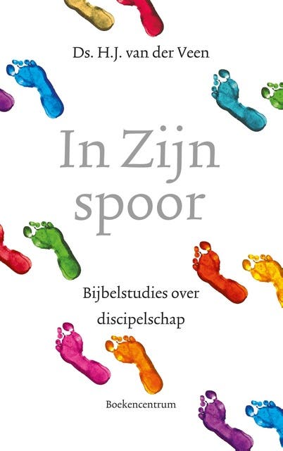 In zijn spoor: bijbelstudies over discipelschap – omslag van het luisterboek van H.J. van der Veen