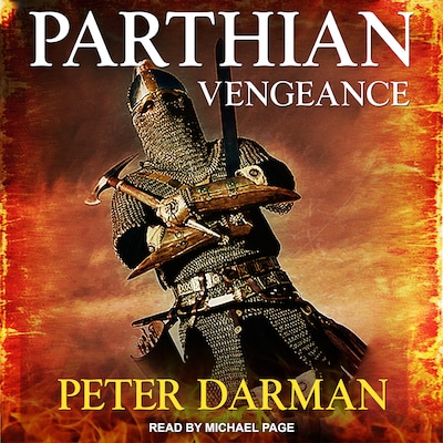 Parthian Vengeance – omslag til lydbogen af Peter Darman