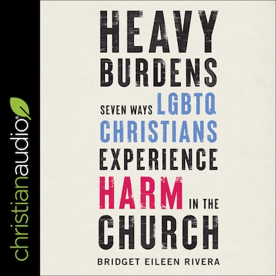 Heavy Burdens – omslag til lydbogen af Bridget Eileen Rivera