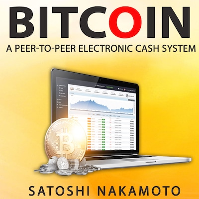 Bitcoin – omslag til lydbogen af Satoshi Nakamoto