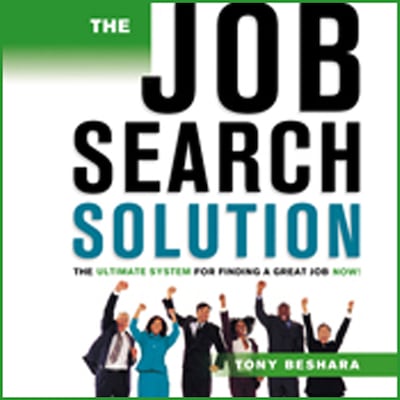 The Job Search Solution – omslag til lydbogen af Tony Beshara