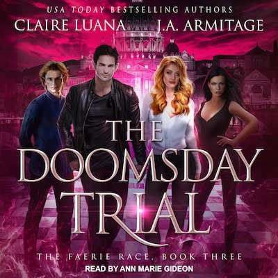 The Doomsday Trial – omslag til lydbogen af J.A. Armitage, Claire Luana