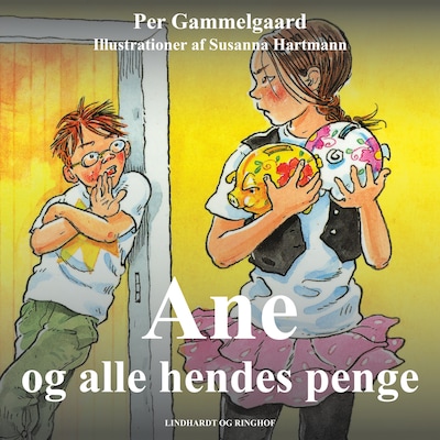 Ane og alle hendes penge – omslag til lydbogen af Per Gammelgaard