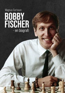 Bobby Fischer – omslag till ljudboken av Magnus Carlsson