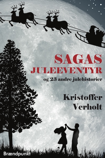 Sagas juleeventyr – omslag til lydbogen af Kristoffer Verholt