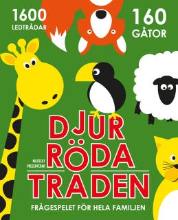Röda tråden djur – omslag till ljudboken av Sara Starkström