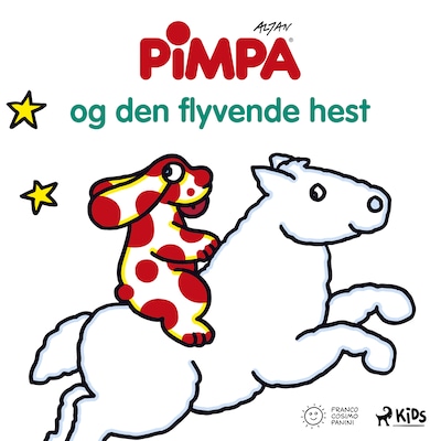 Pimpa - Pimpa og den flyvende hest – omslag til lydbogen af Altan