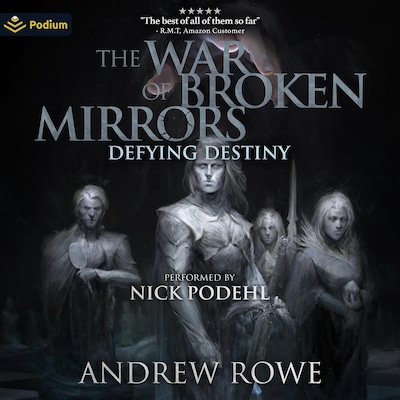 Defying Destiny – omslag til lydbogen af Andrew Rowe