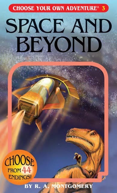 Space And Beyond – omslag til lydbogen af R A Montgomery