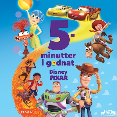 Fem minutter i godnat – Disney Pixar – omslag til lydbogen af Disney