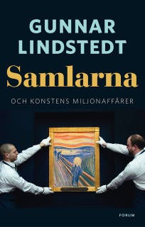 Samlarna och konstens miljonaffärer – omslag till ljudboken av Gunnar Lindstedt