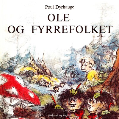 Ole og fyrrefolket – omslag til lydbogen af Poul Dyrhauge