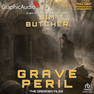 Grave Peril [Dramatized Adaptation] – omslag til lydbogen af Jim Butcher