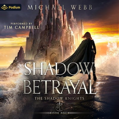 Shadow of Betrayal – omslag til lydbogen af Michael Webb