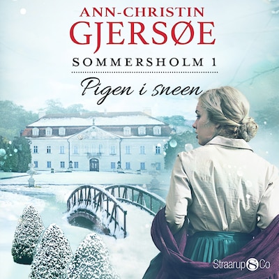 Pigen i sneen – omslag til lydbogen af Ann-Christin Gjersøe