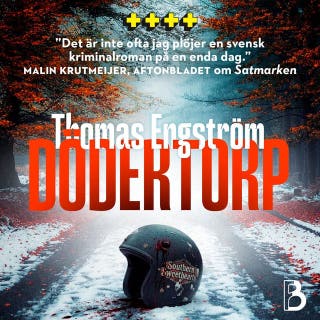 Dödertorp – omslag till ljudboken av Thomas Engström