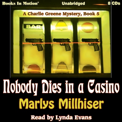 Nobody Dies In A Casino – omslag til lydbogen af Marly S Millhiser