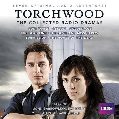 Torchwood: The Collected Radio Dramas – omslag til lydbogen af Joseph Lidster, James Goss, Rupert Laight
