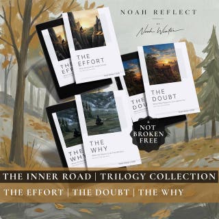 The Inner Road | Trilogy Collection: The Effort | The Doubt | The Why | + Not Broken – omslag till ljudboken av Noah Winter