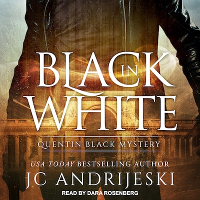 Black In White – omslag til lydbogen af JC Andrijeski