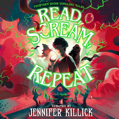 Read, Scream, Repeat – omslag van het luisterboek van Kirsty Applebaum, Jasbinder Bilan, Aisha Bushby