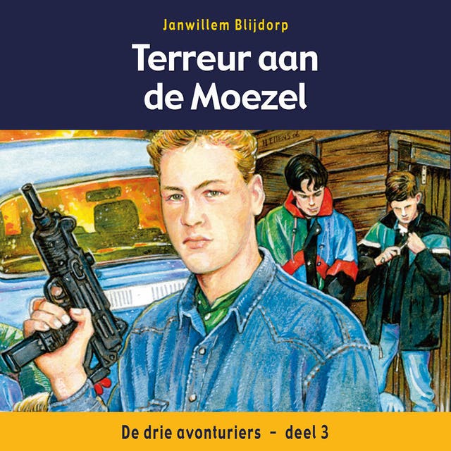 Terreur aan de Moezel – omslag van het luisterboek van Janwillem Blijdorp