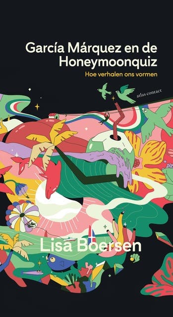 García Márquez en de Honeymoonquiz: hoe verhalen ons vormen – omslag van het luisterboek van Lisa Boersen