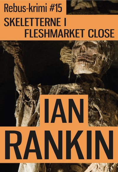 Skeletterne i Fleshmarket Close – omslag til lydbogen af Ian Rankin