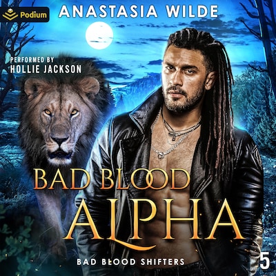 Bad Blood Alpha – omslag til lydbogen af Anastasia Wilde