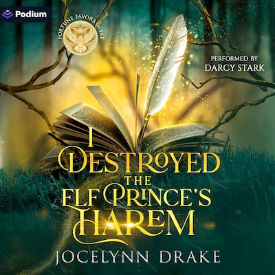 I Destroyed the Elf Prince's Harem – omslag til lydbogen af Jocelynn Drake